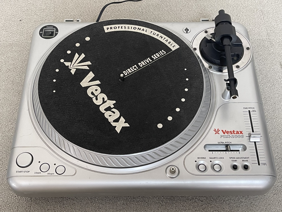 Vestax ベスタクス PDX-2000 カートリッジ付属 ウェイト無し Vestax PDX-2000 DJ Turntable for sale online | eBay