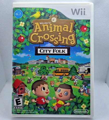 Animal Crossing City Folk (Nintendo Wii 2008) CIB-Tested- Ships From Canada