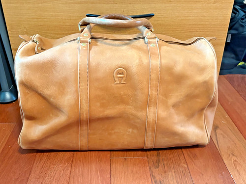 etienne aigner leather satchel vintage / early 2000's