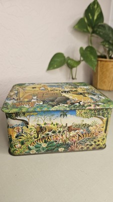 Churchill Luxus Fruchtgelee 3D leere Dose geprägt Nature s Friends Vintage