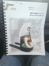 Crown Wp 3000 series Service Parts Manual Complete