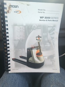 Crown Wp 3000 series Service Parts Manual Complete