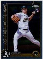2025 Topps Chrome Baseball Brady Basso No. 205 Oakland Athletics