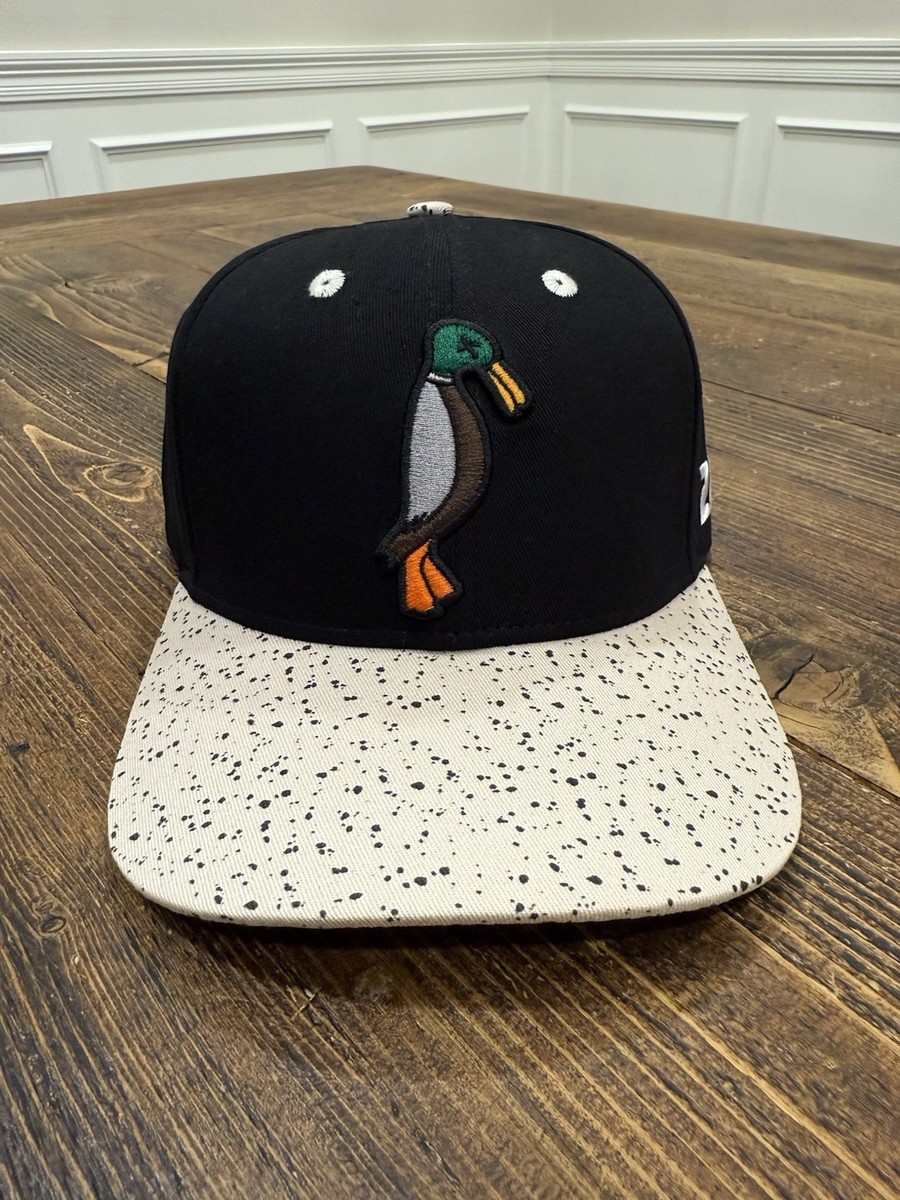 Hunt X Kane Exclusive Duck SnapBack Hat Black/Spotted Brim