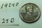 1924 D ; Wheat Penny ; good condition #24D
