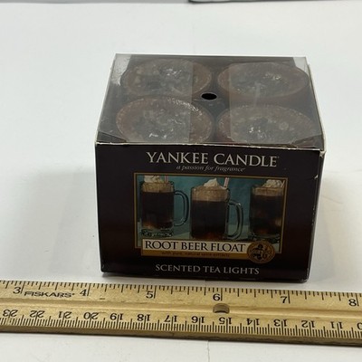 Yankee Candle Tea Lights Root Beer Float - Retired Scent- NEW- 12 Piece