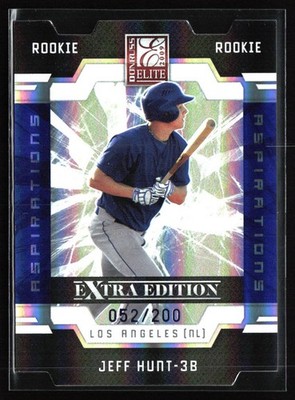 2009 Donruss Elite Extra Edition #149 Jeff Hunt Aspirations Die Cut #/200