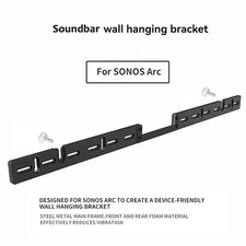 All Metal Bar Speaker Wall Mount Bracket Accessories for SONOS Arc