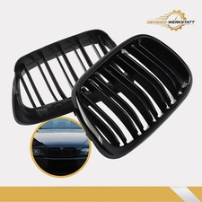 Densieg K�hlergrill Nieren Grill Passend f�r BMW 5er E39 95-03 Glanz Schwarz L+R