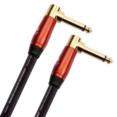 Prolink Acoustic Instrument Cable - 8 in - Right Angle to Right Angle