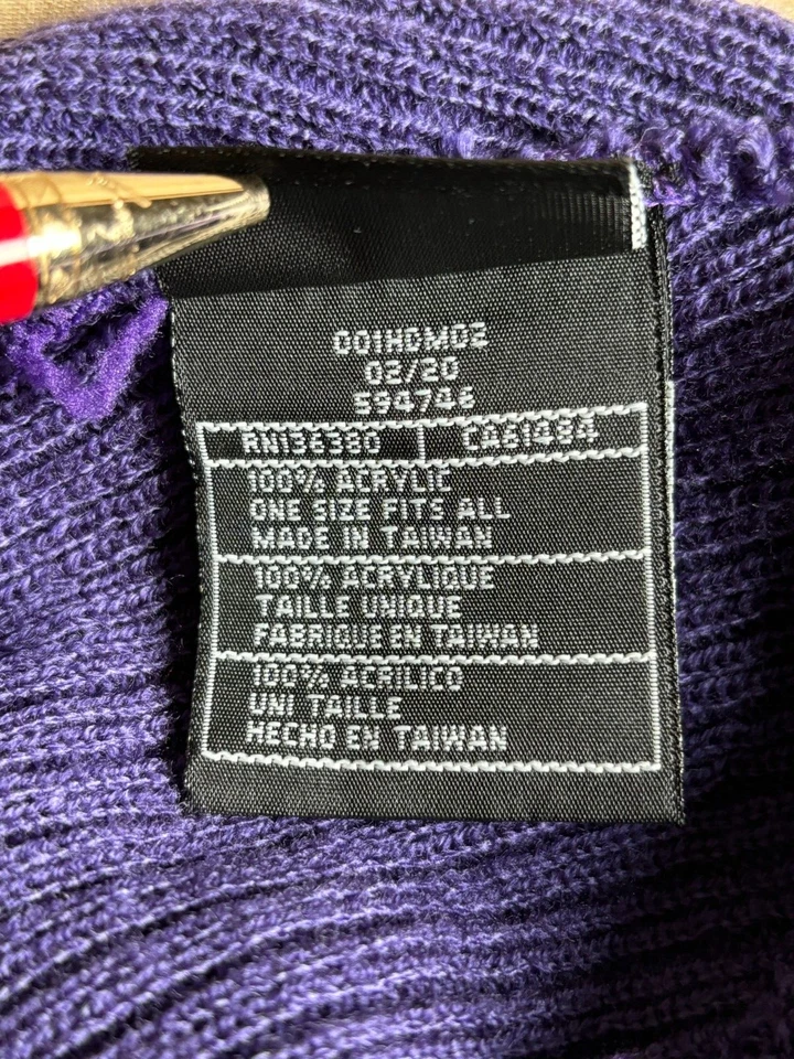 BALTIMORE RAVENS NFL FOOTBALL KNIT STOCKING CAP, HAT, BEANIE Fanatics - Image 4 of 4