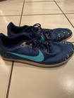 Nike Zoom Rival D 10 Distance Spikes Blue Jade Taupe 907566-401 Unisex M 10.5
