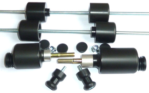 YAMAHA MT-09 SP 2021-2024 CRASH PROTECTION KIT FRAME AXLE PADDOCK STANDS SLIDERS - Picture 2 of 13