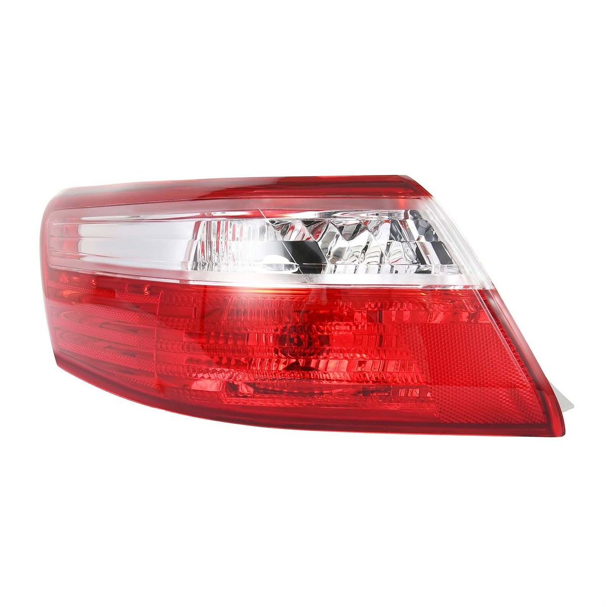 SEBLAFF Toyota Camry Tail Light – Passenger Side Rear Outer, 2007-2009, Chrome Housing Clear Lens, Halogen