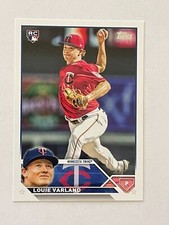 2023 TOPPS LOUIE VARLAND #441 ROOKIE PITCHER MINNESOTA TWINS BASEBALL CARD