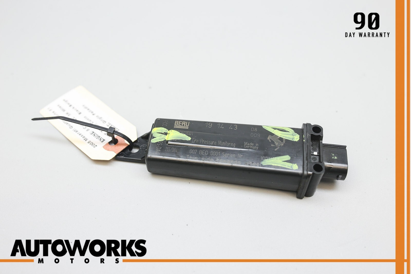 05-13 Maserati Quattroporte M139 Tire Pressure Monitor Sensor 191443 OEM