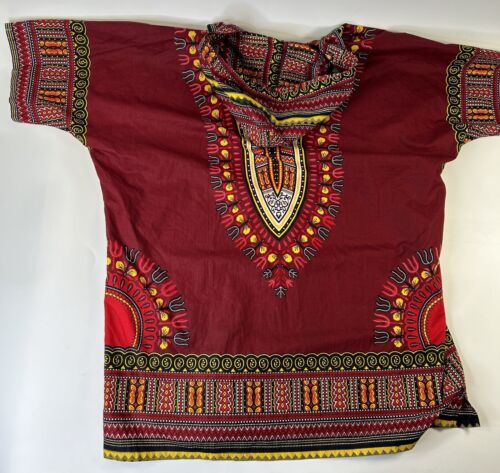Dashiki Shirt Freesize Plus African Africa Tribal Men Shirts Womens Dress Unisex - Picture 8 of 10