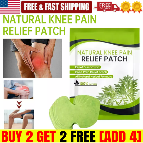 12PCS Knee Pain Relief Patches Natural Herbal Plasters for Arthritis, Muscle etc