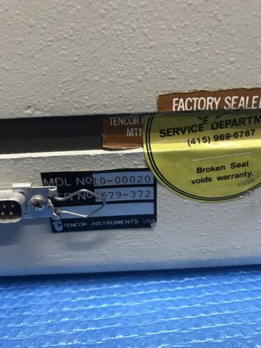 KLA-Tencor Alpha-step MDL No 10-00020 AWW-9-2-5-001 - Picture 12 of 12