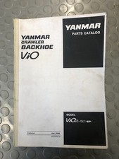 YANMAR TEILEKATALOG VIO15-2A RAUPENBAGGER 000Y00S4750 01/2006