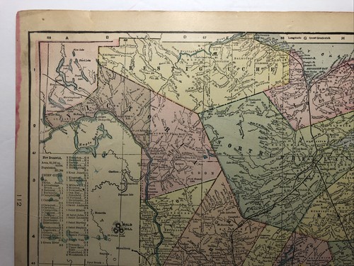 Mapa Atlas Brunswick Antiguo Antiguo Atlas Pictórico de los Estados Unidos y el Mundo - Imagen 5 de 6