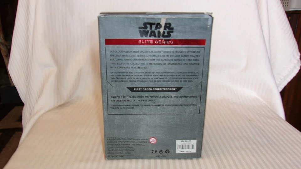 Star Wars First Order Storm Trooper Die Cast Figurine Elite Series 6.25" Tall - Image 3 of 4