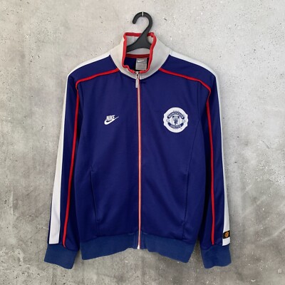 MANCHESTER UNITED 2008 2009 TRAINING FOOTBALL JACKET NIKE TRACK