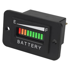 48V Car Battery Tester Lead Acid Battery Level Mornitor GaugeCharge Dischar...