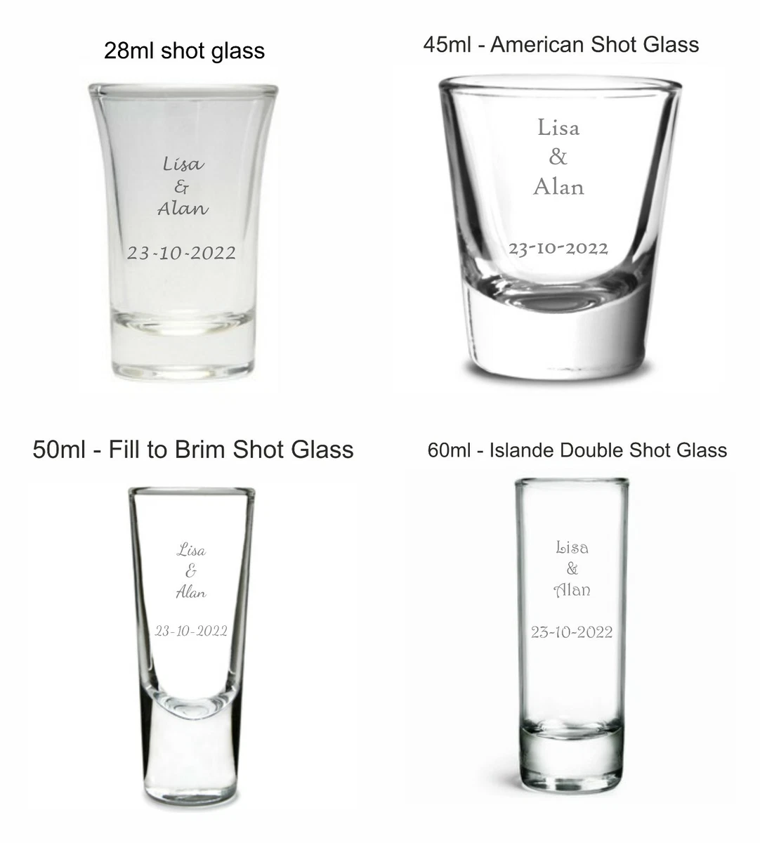 Double 2024 shot glass