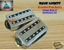 G.M. ToasterBuckers Alnico 5 Humbucker Set Chrome
