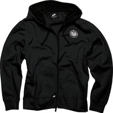 One Industries Mens Hairpin Zip Hoodie Sweatshirt Black New MX ATV Motocross