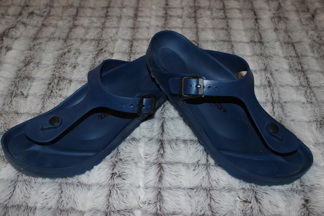 birkenstock gizeh eva navy blue