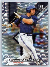 Chad Spanberger 2019 Bowman Platinum #TOP-39  Top Prospects Ice