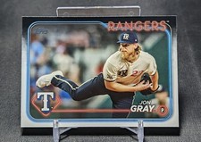Jon Gray 2024 Topps Series 1 Flagship Baseball Card #16 Texas Rangers