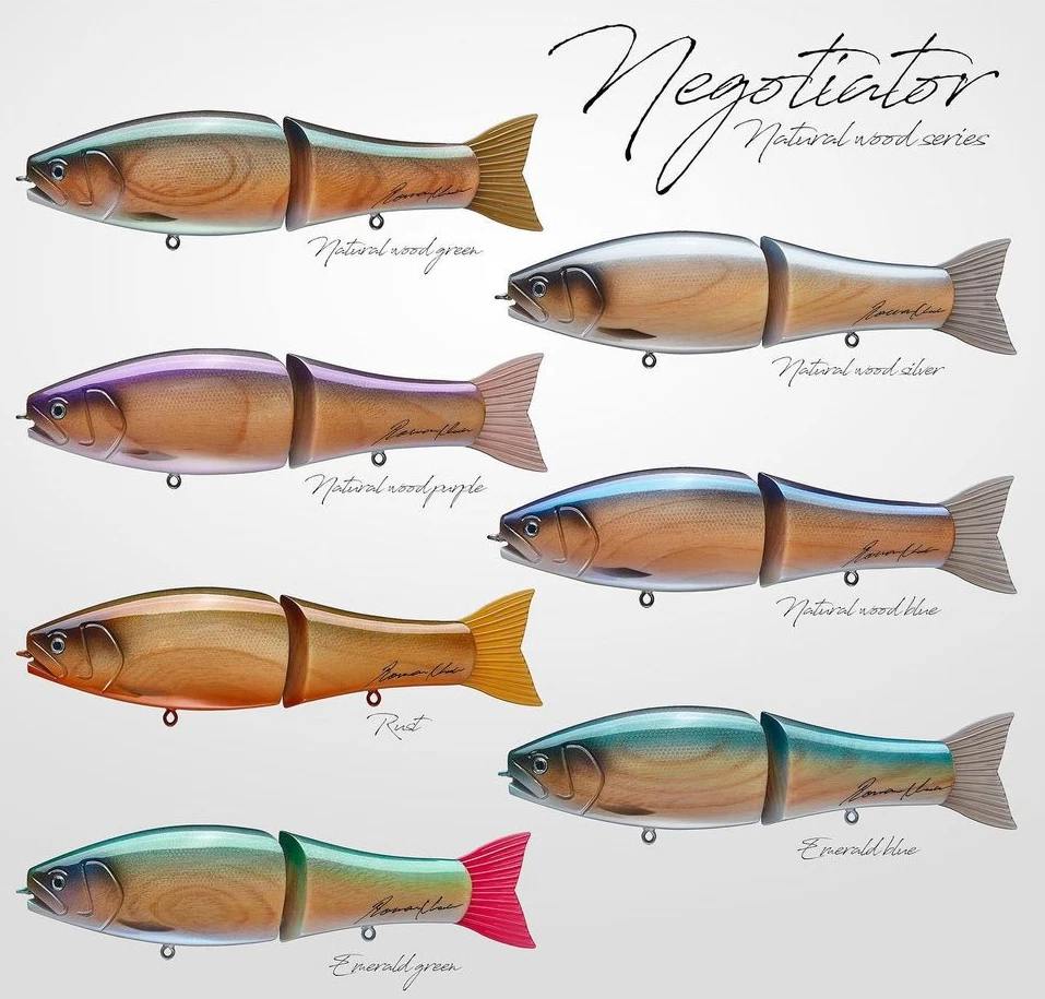 Выберите цвет переговорщика римский сделано скольжения дерева плавучие наживки редкая Японии рыболовная приманка - Изображение 4 из 4