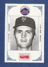BOBBY PFEIL 1991 Wiz PROMO Stadium Giveaway AT&T Mini Card #314 NY Mets SGA MLB*