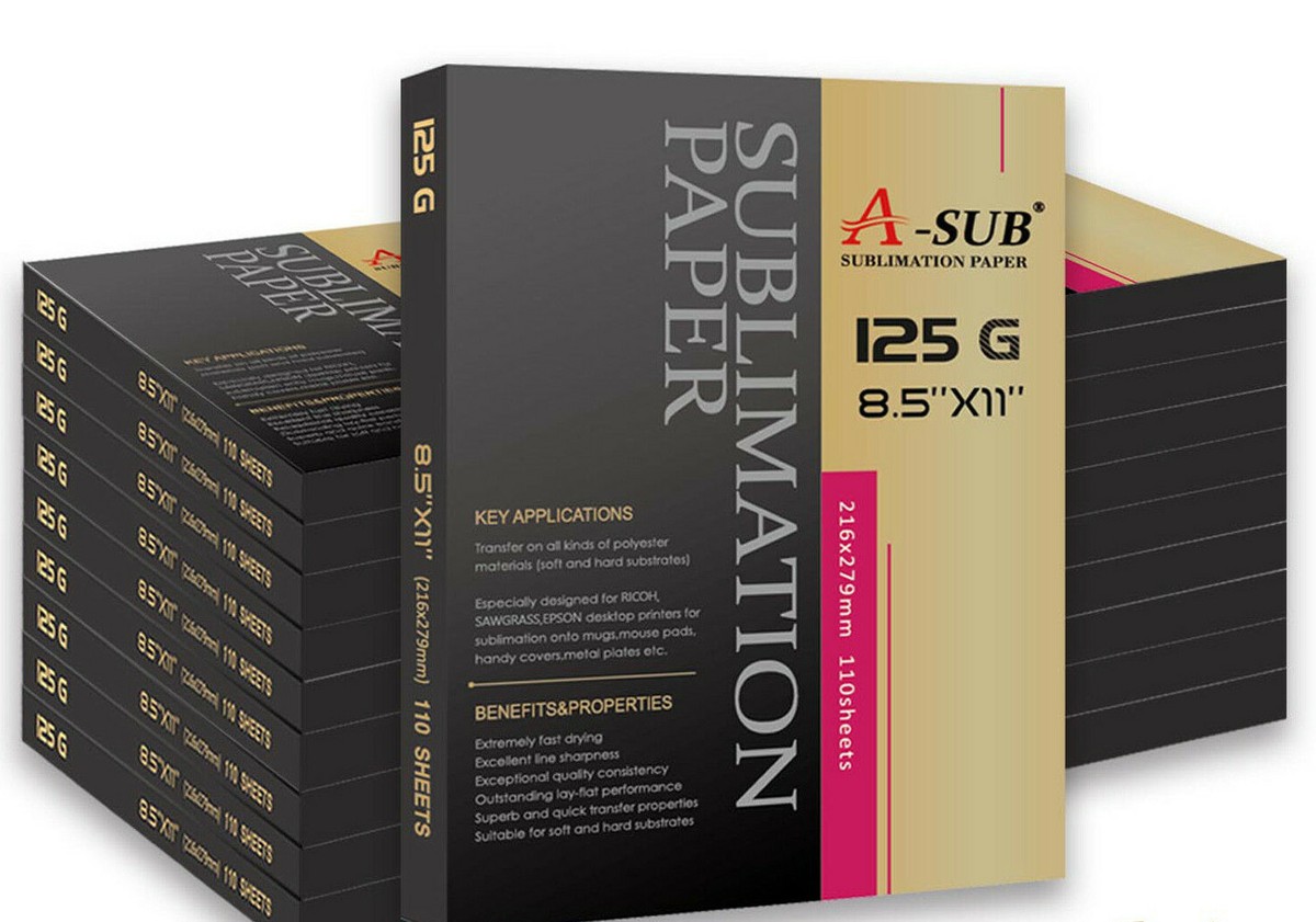 Lzerking Sublimation Paper 8.5 X 11 In 75 Sheets, 125g Heat - Foto 13