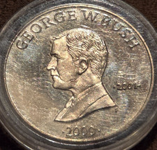 Republic of Liberia Five Dollar Coin - George W. Bush