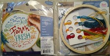 ArtSkills Farm Fresh Floral Embroidery Kit PA6741 6" 2020 Hoop 9995