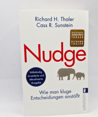 NUDGE - Wie man kluge Entscheidungen anstößt - Buch 2024 - sehr guter Zustand