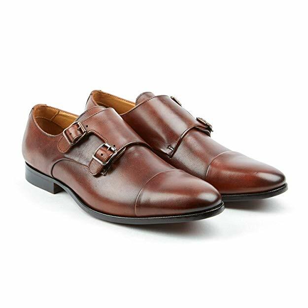 PAIR OF KINGS MEN'S MONK STRAP BRANDY JACK CASUAL MONK STRAP