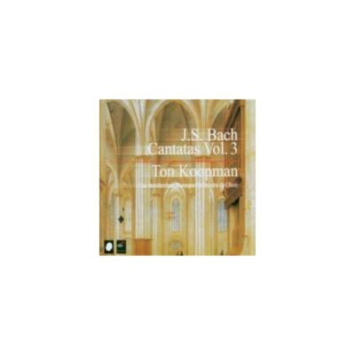 BACH/KOOPMAN/AMSTERDAN BAROQUE ORCH & CHOIR: CANTATAS 3 - CD
