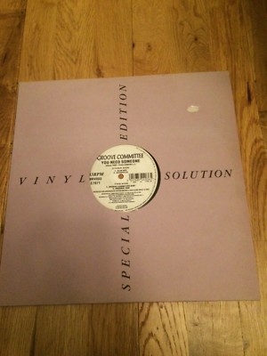 groove committee 12'' vinyl record you need someone vinyl solution 