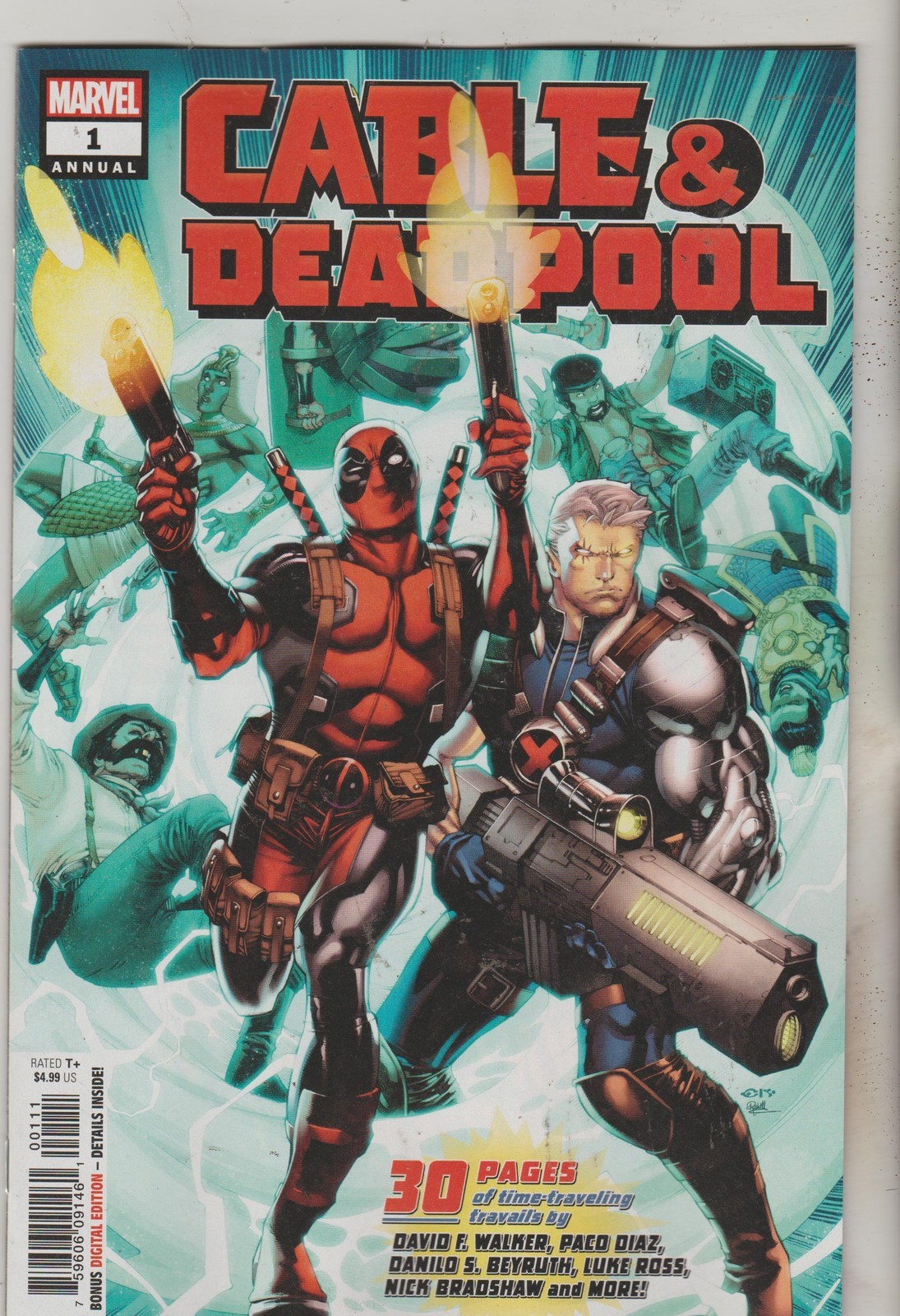 MARVEL COMICS CABLE AND DEADPOOL ANNUAL #1 OCTOBER 2018 1ST PRINT NM