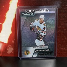 2020-21 Parkhurst Prominent Prospects LUCAS CARLSSON Rookie Blackhawks #PP14  RC
