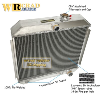 1955-1957 1956 Chevy Chevrolet Bel Air L6 Full Aluminum Cooling