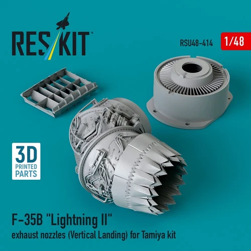 1/48 ResKit RSU48-0414 ​F-35B "Lightning II" exhaust nozzles (Vertical Landing)