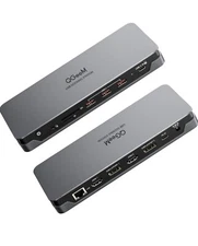 QGeem Universal USB Docking Station D6908-LX4 14 in 1 Thunderbolt Laptop 4K