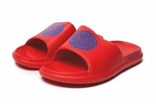 Flatbush Zombies FBZ CHANKLAS Jupiter Sound Red Slides Sandals M 7.5-8.5