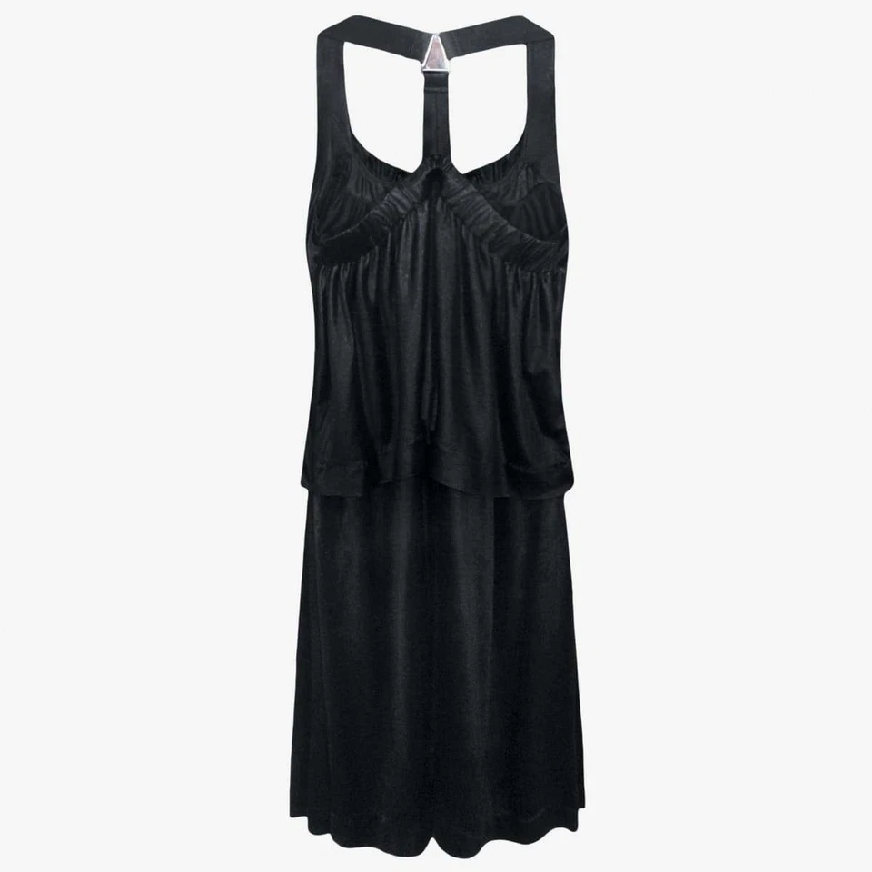 Vestido negro para mujer MARC JACOBS talla S vestido sin mangas con cuentas flores S Foto 2 de 4